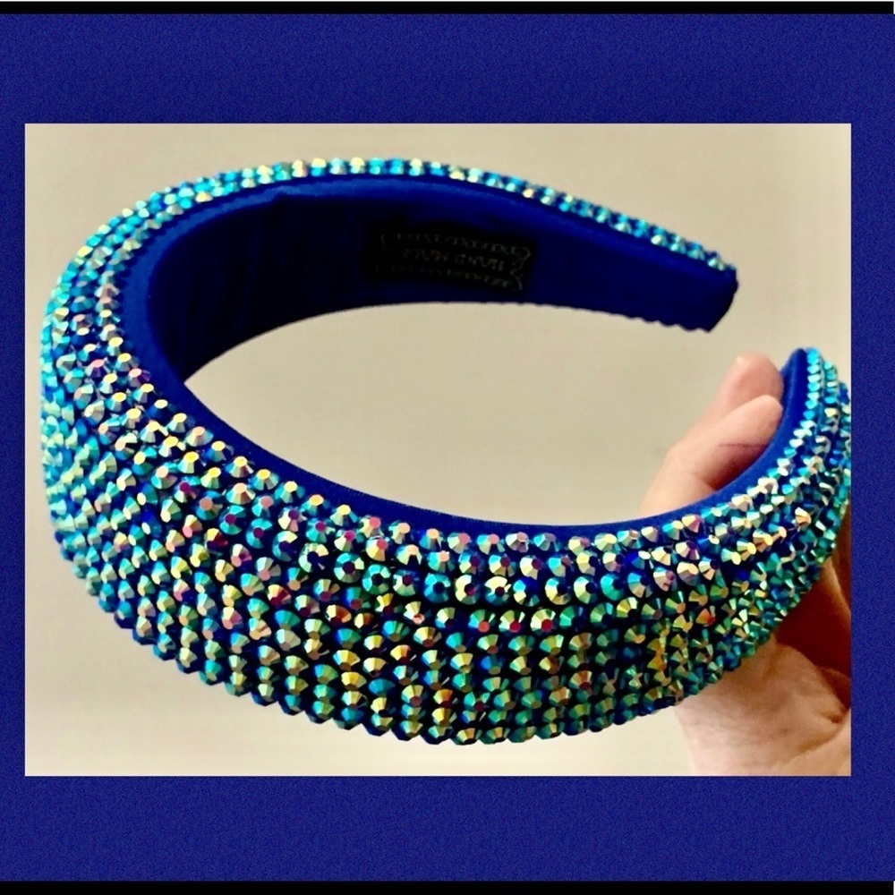 Super Elegant Blue Headband to Enhance your Casual or Night Our Hair look